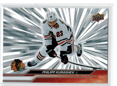 2023-24 Upper Deck Series 2 Outburst Philipp Kurashev #288 Blackhawks